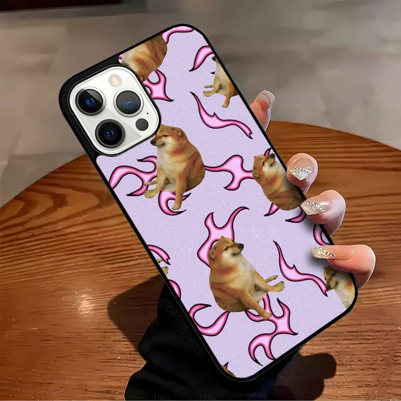 Shiba Inu Cute Cartoon Art Phone Case For iPhone 17 Air 16 15 14 13 12 11 Pro Max Max Plus Bumper Case Cover