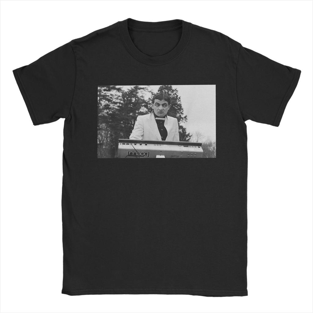 Humor Rowan Atkinson Not The Nine O Clock News Mr Bean Actor T-Shirts Men Round Neck Cotton T Shirt Short Sleeve Tee Shirt Tops