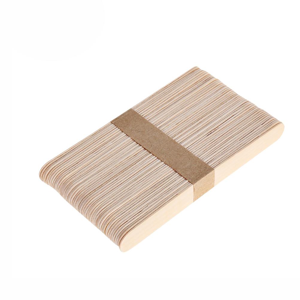 50 шт. деревянные восковые шпатели для удаления волос, аппликаторы для удаления волос, профессиональный спа-апликатор для лица Depre
