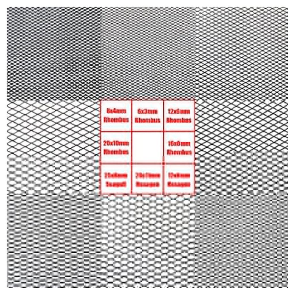 Алюминиевая сетчатая решетка l Автомобильная гоночная решетка, сетка для настройки вентиляционных отверстий для бамперов, водонепроницаемая и устойчивая к коррозии