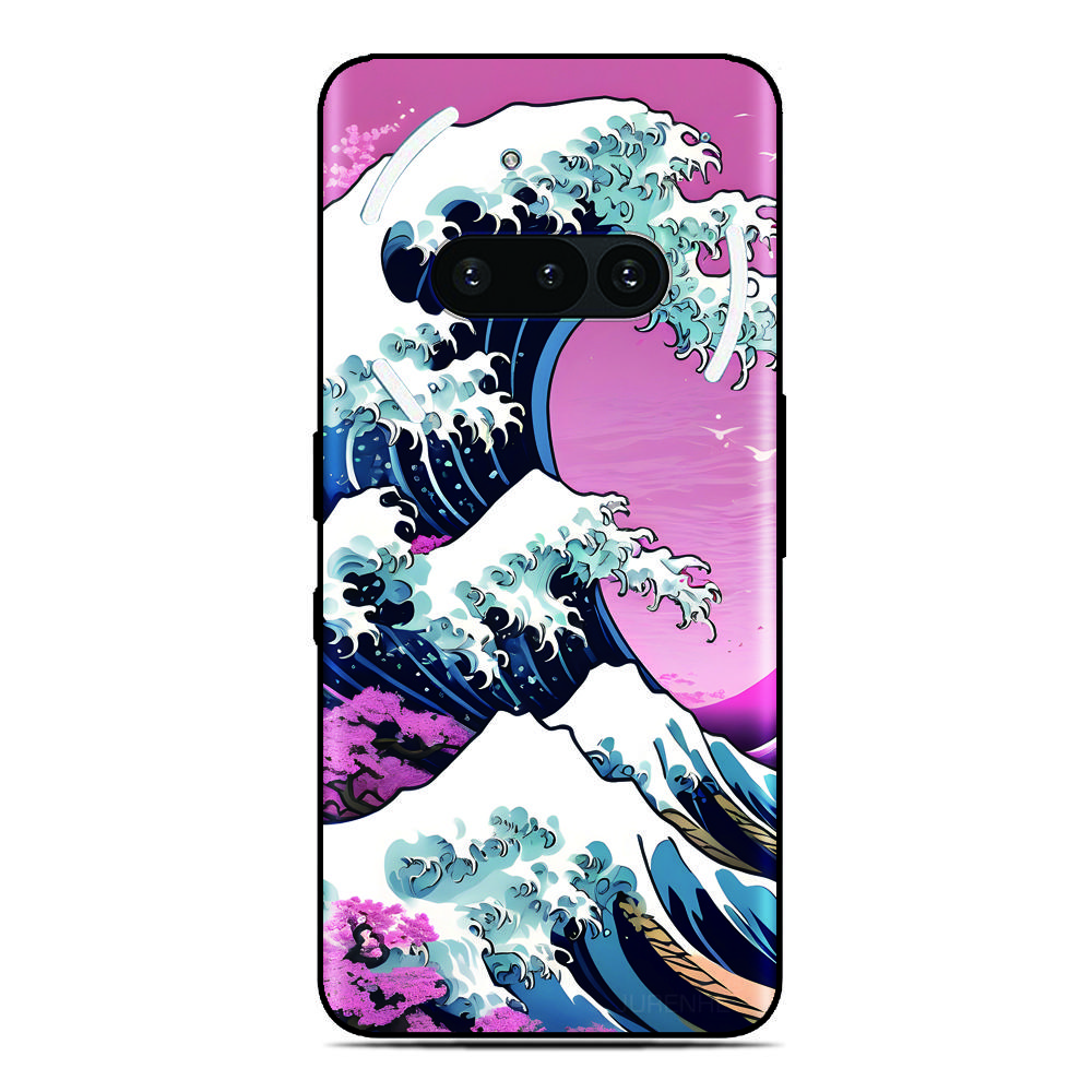 Japan Kanagawa Phone Case For Blackview Wave 9C 8C 6C Shark 9 Color 8 A100 A96 A95 A90 A85 A80 A70 A55 A53 A52 A200 Pro Cover