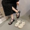 Platform Muffin Sandals Women's Summer New Korean Version Small Strap Roman Sandals Women's Skirt