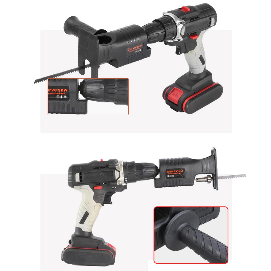 Электрические насадки для возвратно-поступательной пилы, адаптер для пиления дрелью, электрическая дрель, модифицированная пила для аккумуляторной дрели