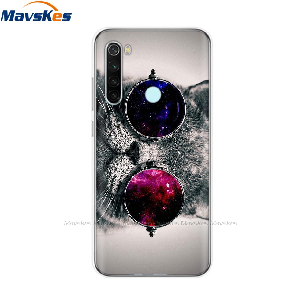 Чехол для телефона для Xiaomi Redmi Note 8T Чехол 6,3" Силиконовый Мягкий ТПУ Задняя крышка для Redmi Note 8 8T Note8 Pro Чехол Защитный корпус Coque