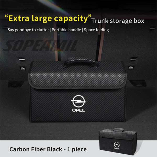 AAAYR1 Car Storage Box Large Capacity Foldable Stowing Tidying Bag For Opel OPC Line INSIGNIA Astra Corsa Delica Grandland GTC Zafira