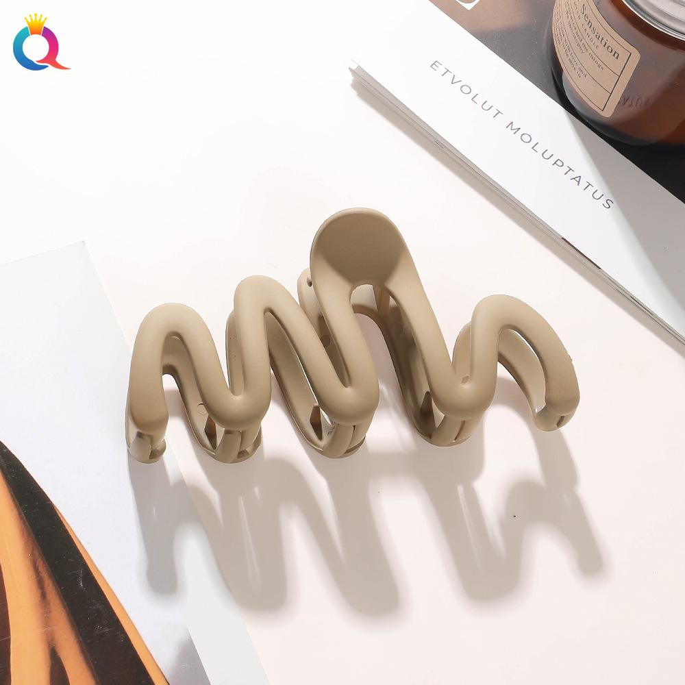 Цветная заколка для волос с волнистым кончиком Заколка для волос Заколка для волос Updo Заколка-акула Аксессуары для волос