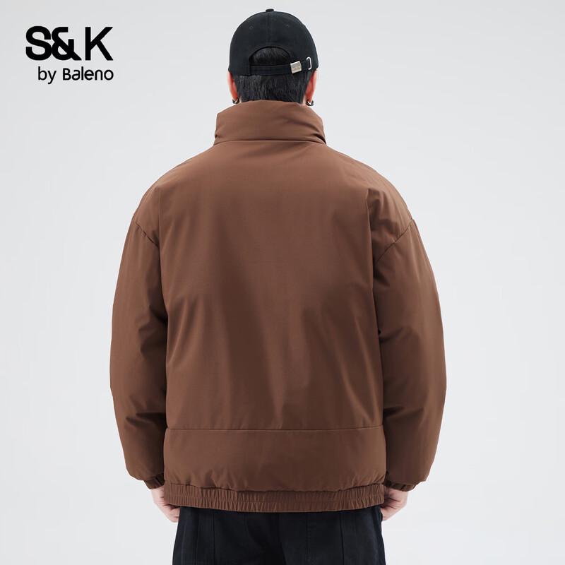 Мужская хлопковая куртка Baleno S&K в американском стиле, минималистичная