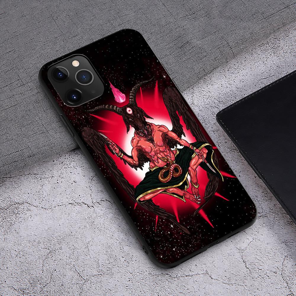 T53 Devil Satan Case for iPhone 13 12 Mini 11 Pro XS Max XR X 8 7 6 6S Plus 5 5S SE 2020