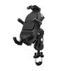 Motorcycle Mobile Phone Holder Shock-Absorbing Anti-Skid 360° Universal Ball-Head Rotating Six-Claw Silica-Fixed Bracket