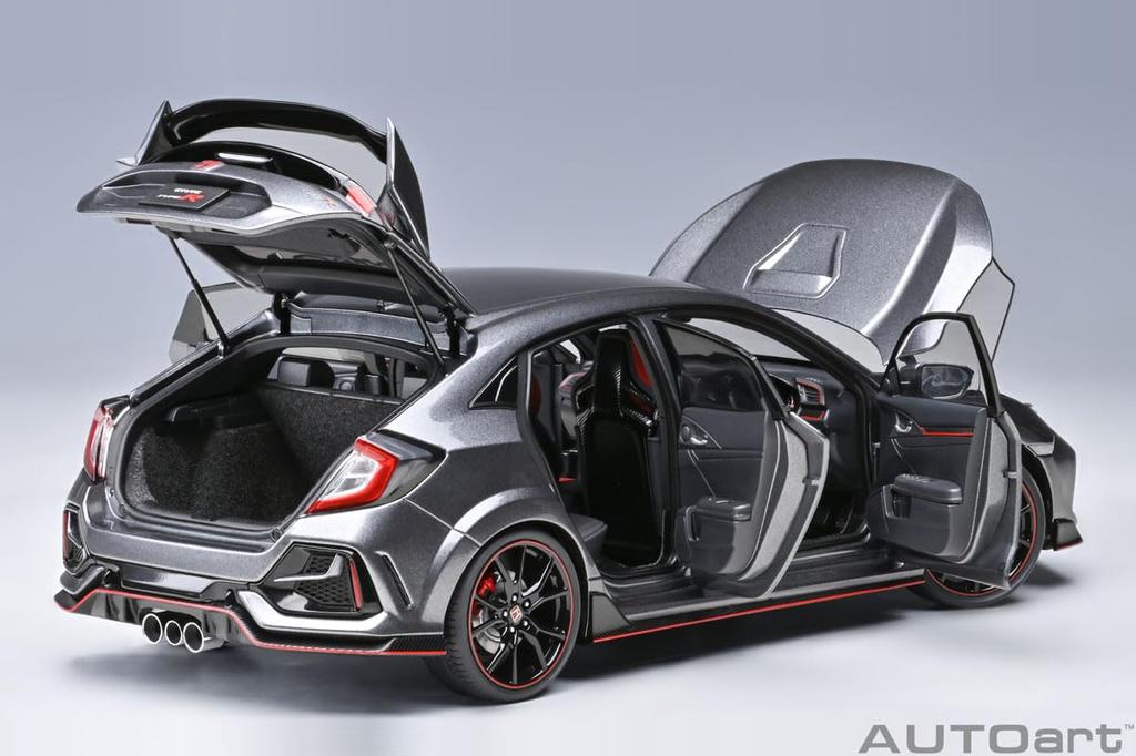 AUTOart Honda Civic Type R 2021 Полированный металл Металлик Готовый продукт 1/18 (ФК8)