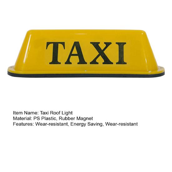 Taxi Roof Top Sign Waterproof Good Brightness Energy Saving Universal Cab Roof LED Lamp Light Signal Sign Car Supplies
