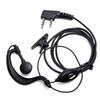 In-ear Earpiece Ear Hook Earphone 2 Pin Ear-hook Headset Covert Acoustic Tube For UV-5R BF-888S Walkie Talkie Radio Accessory