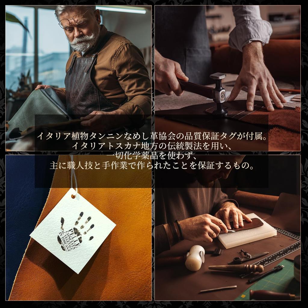 Long Coin Large 20 Bills Will Not Easy To Italian Made by Top Leather Genuine YKK Zipper [Fabrizio] Wallet, Men's, Women's, Wallet, L-shaped Zipper,