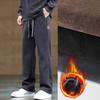 Зимние толстые вельветовые спортивные брюки в стиле кэжуал, весенне-осенние вельветовые брюки, мужские прямые спортивные штаны