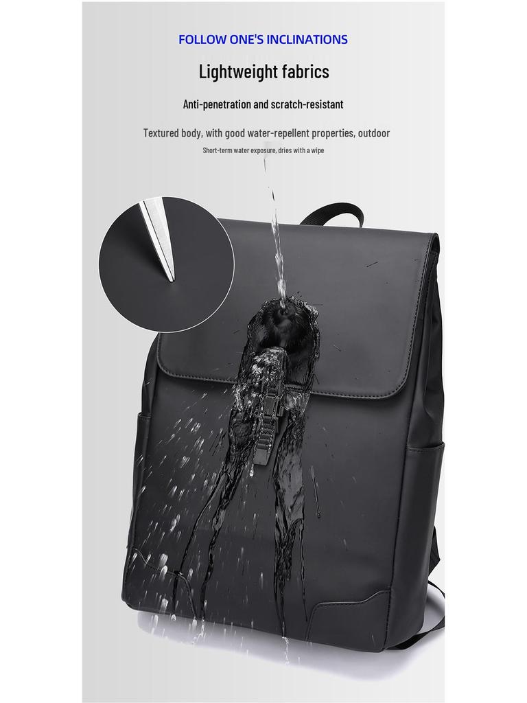 Мужской дорожный рюкзак для ноутбука большой вместимости: Повседневная мода для студентов и тех, кто ездит на работу