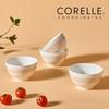 CORELLE Rosemont Ceramic Rice Bowl 4p Tableware Ivory-Orange