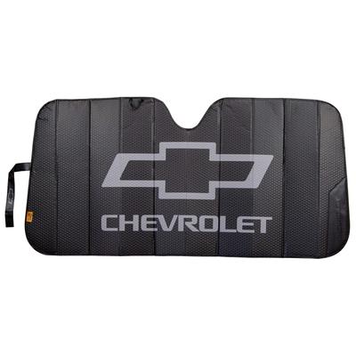 Plasticolor 003864R01 Логотип Черный Матовый Отделка Автомобиль Грузовик Внедорожник Солнцезащитный экран на лобовое стекло Совместим с Chevrolet