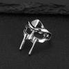Винтажная гот-маска Mf Doom, регулируемое шарнирное кольцо для мужчин, гладиатор, панк, египетский фараон, мужское открытое кольцо, ювелирные изделия