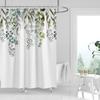 Luxury Thickened Waterproof Mildew-Proof Shower Curtain Set with Partition