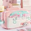 Multi-layer Cute Pencil Pouch Large Capacity Gel Pen Organizer Student Pencil Case  School Supplies