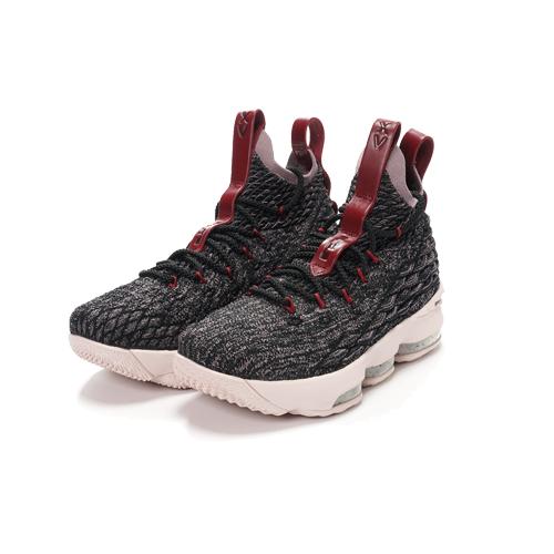 Nike Lebron 15 Pride Of Ohio 'Черные' Нескользящие Легкие Средние Детские Баскетбольные Кроссовки Черно-Красные Подростковые 922811-003