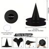12 шт. Хэллоуинские шляпы для потолка в помещении, черные украшения, уличные шляпы-привидения, украшения для вечеринки, атмосфера ужаса