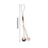 Blossoms Keychain Wrist Rope Anti-lost Lanyard Sakura Lucky Cat Phone Lanyard Phone Strap Lanyard
