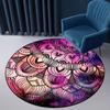 Ethnic Carpets Round Bohemian Mandala Rug Children's Rug For Girl Room Large Floor Mat For Round Coffee Table Living Room