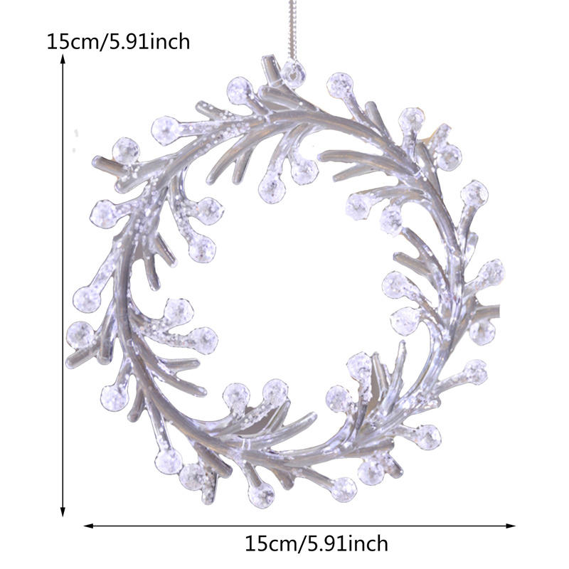 Подвесное украшение Рождественские украшения для елки Украшение для зимних украшений Аксессуары для дерева, окна, двери