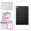 apgo Skin Sticker Film Foil Vinyl for the BACK Compatible with Teclast P10, Scratch-resistant, Easy To Install - Black Honeycomb