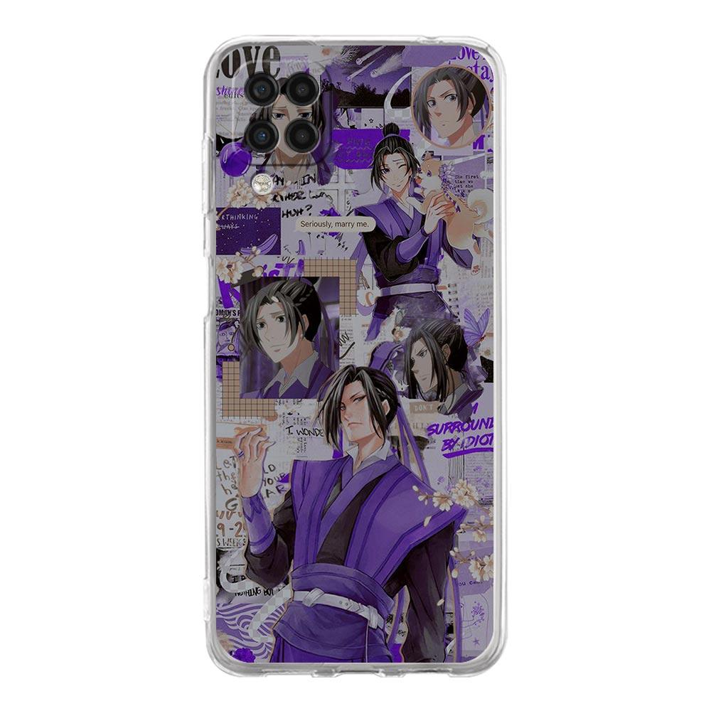 Прозрачный чехол для телефона Samsung Galaxy A13 A51 A71 A21S A12 A11 A31 A52 A41 A23 A53 A73 A32 5G A03S Мягкий чехол Аниме Mo Dao Zu Shi