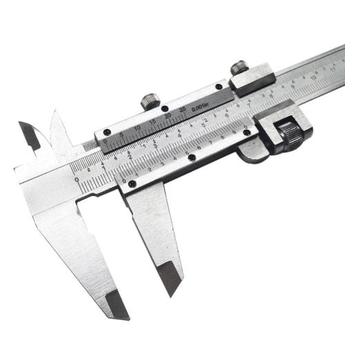 150mm Carbon Steel Caliper with Storage Case, Metric and Imperial Calipers, High-Precision Measuring Tool