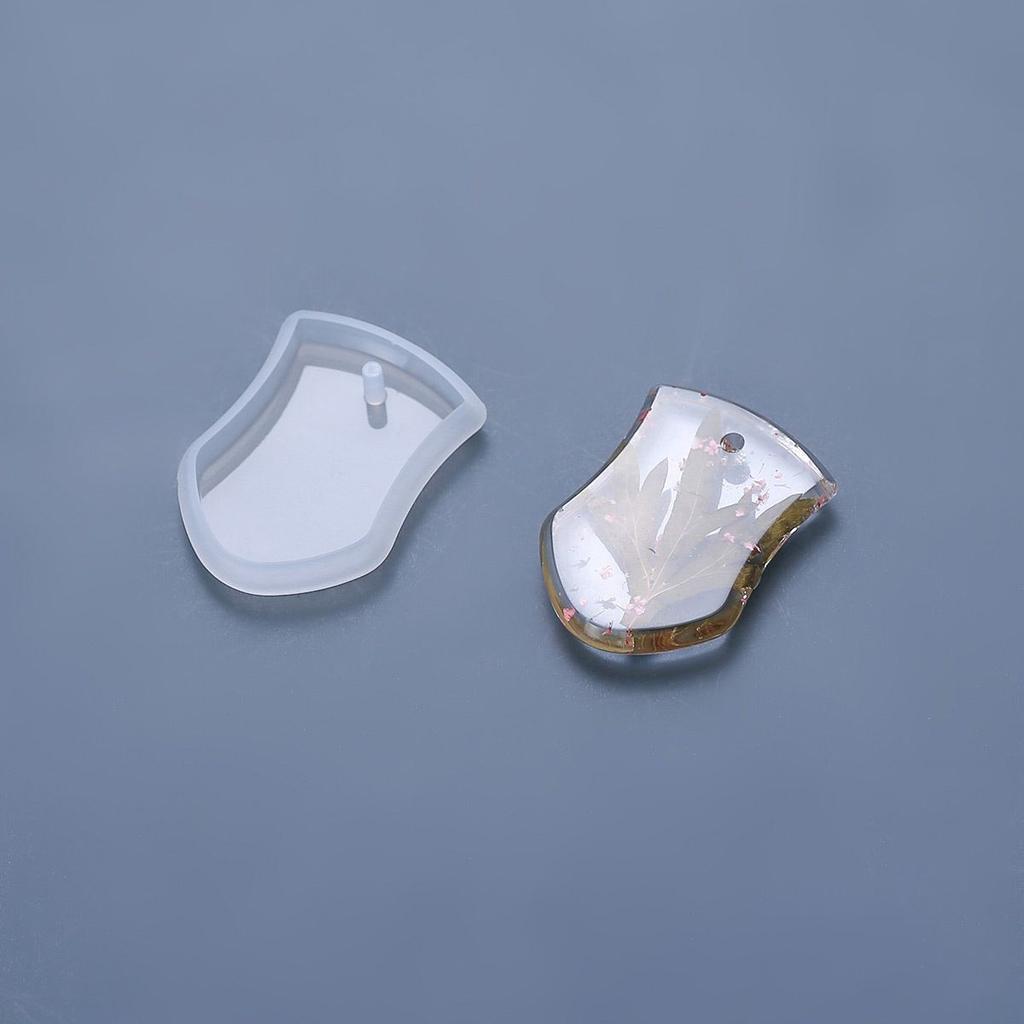 Epoxy Handmade DIY Craft Jewelry Making Silicone Mould Pendant Mold Resin Necklace Keychain