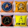 Science Fiction Movie S-Star Trek Pillow Case Ultra Soft Skin Friendly Fabric Cloud Like Comfort & Concealed Zipper