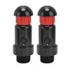 2Pcs Irrigation Exhaust Valve External Thread G3 / 4 Easy Use Good Sealing Automatic Intake Valve