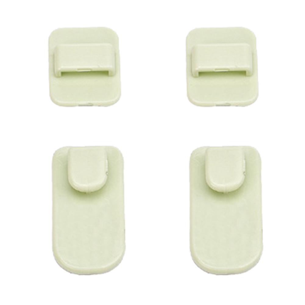 Cleaner Products 2 Pairs Home Remote Control Hook Sticker Holder Self Adhesive Wall Mount Hanger