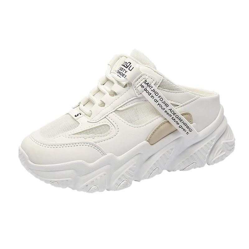 Модные новые дышащие сетчатые туфли для папы, повседневная обувь, модные спортивные женские туфли-одиночки на платформе с толстой подошвой, увеличивающие рост