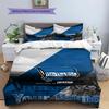 Hertha BSC Custom Name Pattern Bedding,Quilt Set Quilt Cover Pillowcase Home Birthday Gift(1 * duvet cover + 2 * pillowcase, without core)
