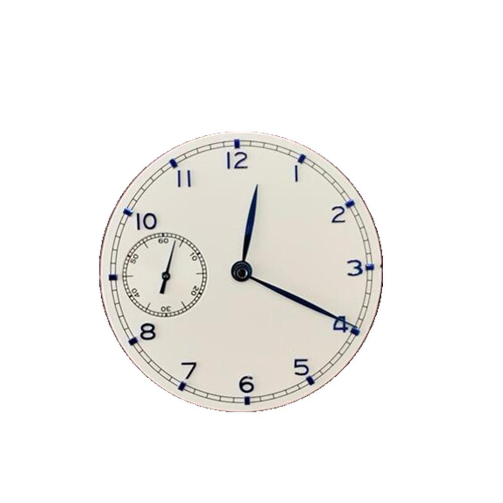 37mm Sterile Black White Blue Green Watch Dial Green Luminous Fit ETA 6497 SEA-GULL3600 Watch Parts Accessories