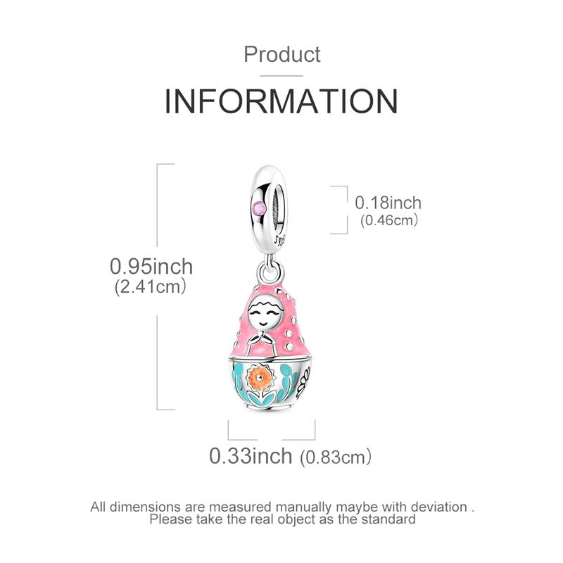 925 Silver Beads Bear Guinea Pig Owl Bee Sheep Dangle Fit Original Bracelet Making For Woman Jewelry DIY Gift