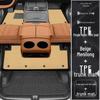 Galaxy Star 8-футовые ТПЭ коврики с полным бортиком для Geely EMP - Водительская сторона и багажник