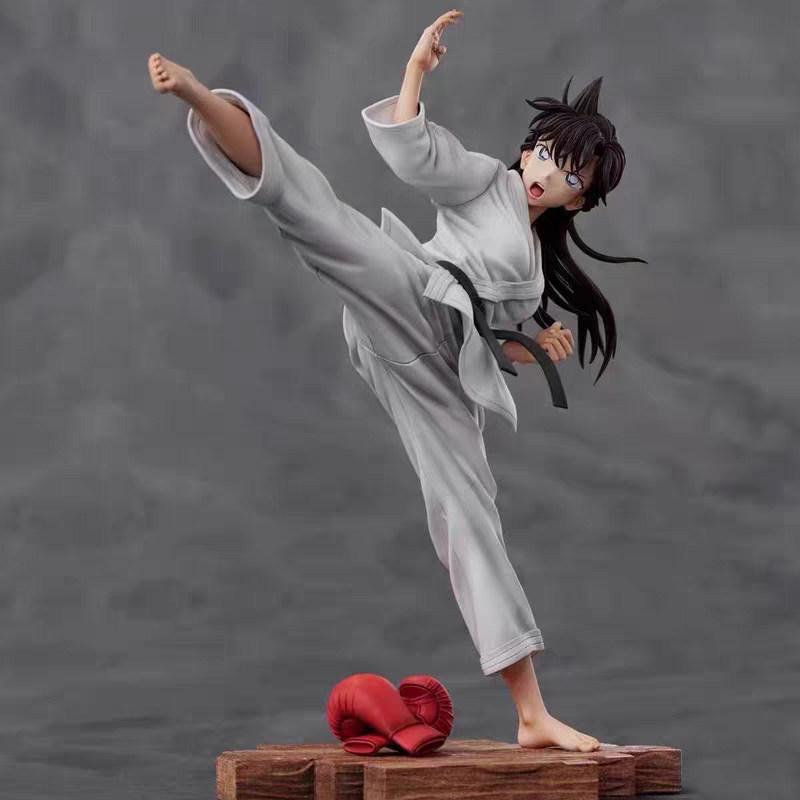 New Arrival Detective Conan Karate Ran Mouri Action Figure Anime Bishoujo Trendy Toy Model Desktop Decorative Statue Gift