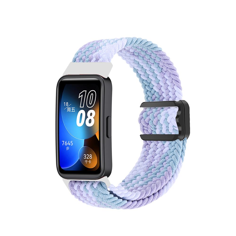 Magnetic Braided Loop for Huawei Band 9 8 Strap Accessories Adjustable Wristband Elastic Nylon Bracelet Correa Huawei Band9 band