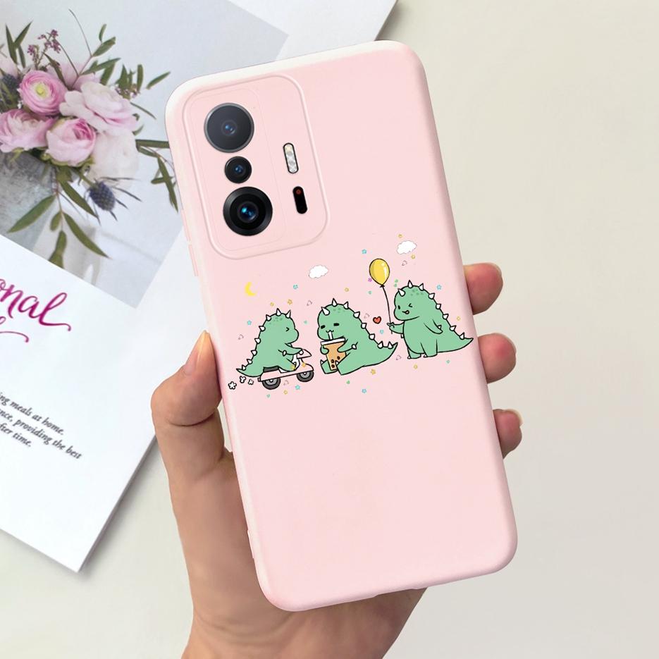 For Xiaomi Mi 11T Pro Case Cute Astronauts Cartoon Cover Soft Silicone Phone Cases For Xiaomi 11T Mi11T Pro 11TPro Fundas Bumper