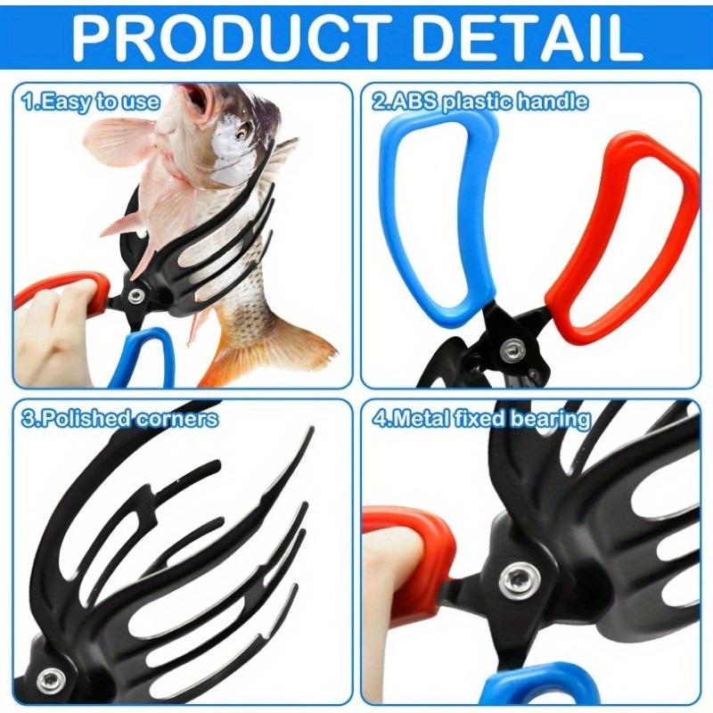 1 шт. Захват для рыбы Инструмент для захвата рыбы Металлические захваты для рыбы для рыбалки 3 когтя Захваты для рыбы Нескользящие рыболовные плоскогубцы Захват Контрольный зажим Коготь Рыболовные плоскогубцы