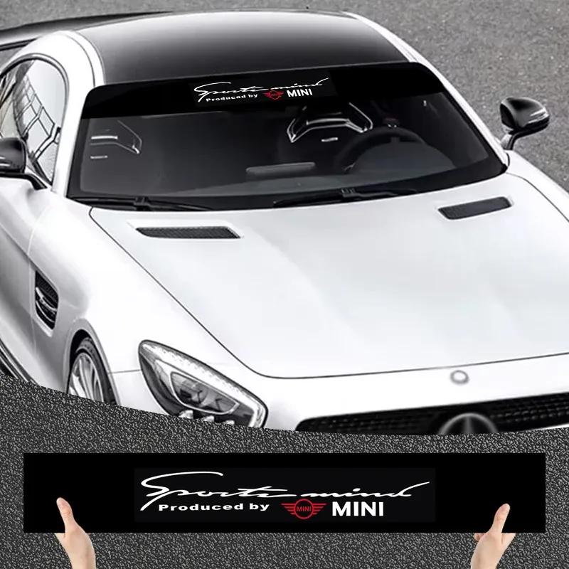 Car Front Windshield Stickers Auto Decorative Decals for BMW MINI WORKS One Cooper JCW R60 R59 R58 R57 R56 R55 Accessories