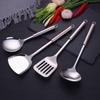 1 шт. кухонный инструмент для приготовления пищи кухонная утварь из нержавеющей стали лопатка для жарки еда рис суп ложка дуршлаг посуда аксессуары набор