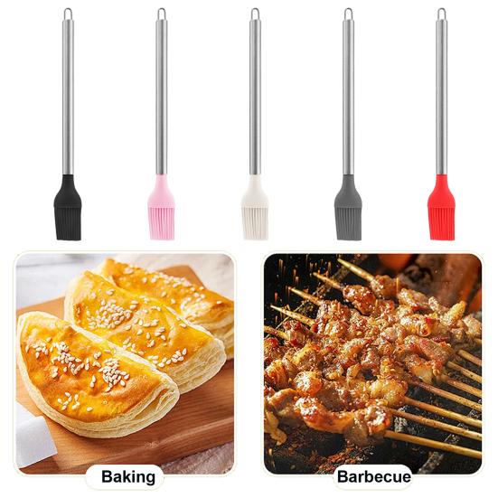 Silicone Basting Brush for Cooking Heat Resistant Pastry Brushes Spread Oil Sauce Butter BBQ Baking Grilling Tool Kitchen Gadgets