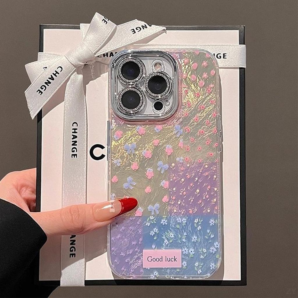 Fine Hole Glacier Pattern Mobile Phone Case Internet Celebrity Goddess Frosted All-inclusive Couple Cooling Frosted Translucent Simple Style