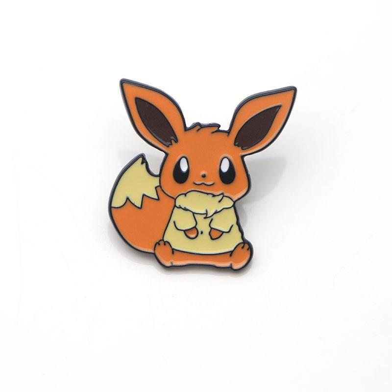 Anime Games Sylveon Pikachu Enamel Pins Collect Kawaii Spirit Metal Cartoon Brooch Backpack Hat Bag Collar Lapel Badges
